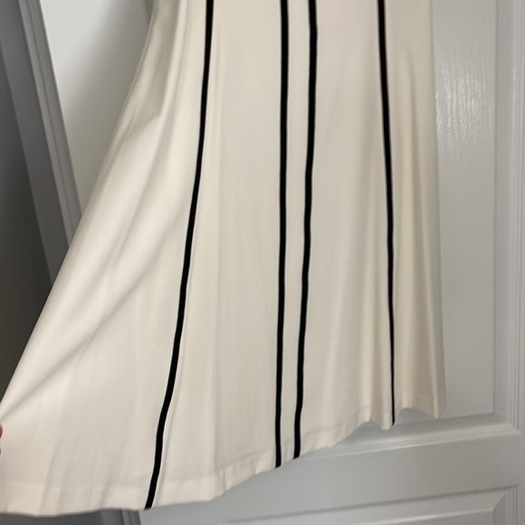 Calvin Klein Ivory Black Dress Size 4 - Picture 5 of 11